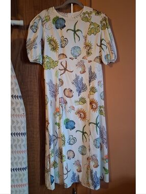 Sea Print Dress